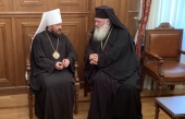 Metropolitan Hilarion meets with Primate of Greek Orthodox Church