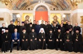 Патріарший екзарх всієї Білорусі очолив об'єднаний випускний акт Мінської духовної академії та Інституту теології БДУ