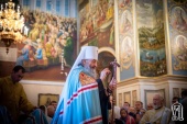 В Неделю 3-ю по Пятидесятнице Предстоятель Украинской Православной Церкви совершил Литургию в Киево-Печерской лавре