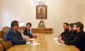 Συνάντηση του Προέδρου του ΤΕΕΣ με τον διευθυντή του Κέντρου Διαθρησκειακού Διαλόγου του Οργανισμού Πολιτισμού και Ισλαμικών Σχέσεων του Ιράν
