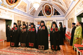 Slujirea Patriarhului în Lavra „Sfânta Treime” a Cuviosului Serghie. Ipopsifierea arhimandritului Siluan (Nikitin) în treapta de episcop de Peterhof, arhimandritului Vasilii (Kulakov) în treapta de episcop de Nikolaevsk, arhimandritului Ignatii (Golincenko) în treapta de episcop de Eniseysk