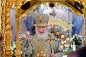 В день пам'яті прп. Сергія Радонезького Святіший Патріарх Кирил звершив Літургію в Троїце-Сергієвій лаврі і очолив хіротонію архімандрита Силуана (Нікітіна) в єпископа Петергофського
