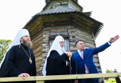 Vizita Patriarhului la Mitropolia de Tver. Vizitarea bisericilor din or. Torjok