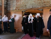 Святіший Патріарх Кирил відвідав храми Торжка
