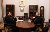 La Direcția financiar-economică au fost discutate problemele legate de reconstrucția bisericii „Sfânta Mucenițî Parascheva” din stanița Manyciskaya, regiunea Rostov