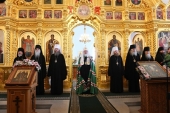 Патриаршая проповедь после Литургии в Свято-Троицком соборе Соловецкого монастыря