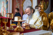 В Неделю 10-ю по Пятидесятнице Блаженнейший митрополит Онуфрий совершил Литургию в Киево-Печерской лавре