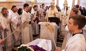 В Елисаветинском мужском монастыре Кировоградской епархии состоялось отпевание архиепископа Пантелеимона (Романовского)
