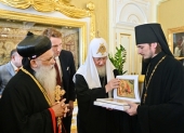Відбулася зустріч Святішого Патріарха Кирила з Предстоятелем Маланкарської Церкви