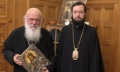 Metropolitan Anthony of Chersonesus and Western Europe meets with Primate of Greek Orthodox Church