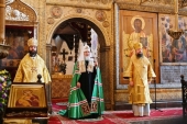 Патриаршая проповедь в день памяти святителя Петра после Литургии в Успенском соборе Московского Кремля