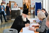 Святейший Патриарх Кирилл проголосовал на выборах в Московскую городскую Думу