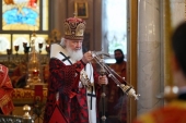 Sanctitatea Sa Patriarhul Chiril a condus solemnitățile cu prilejul sărbătorii hramului la Mănăstirea stavropighială „Sfântul Prooroc Ioan Înaintemergătorul”, or. Moscova
