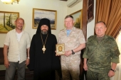 Епископ Клинский Стефан посетил воинские части в Сирии