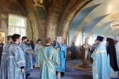 Președintele Departamentului Sinodal pentru mănăstiri și monahism a condus solemnitățile cu prilejul sărbătorii hramului la Mănăstirea stavropighială „Nașterea Preasfintei Născătoare de Dumnezeu”