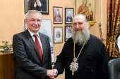 Состоялась встреча митрополита Казахстанского Александра с генеральным консулом Российской Федерации в Усть-Каменогорске