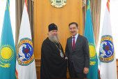 Șeful Districtului mitropolitan din Kazahstan s-a întâlnit cu achimul orașului Almaty