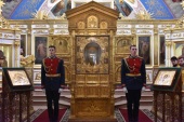 В Оренбурге состоялось богослужение перед иконой Главного храма Вооруженных сил РФ «Спас Нерукотворный»