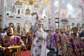 Vizita Patriarhului la Mitropolia de Samara. Sfințirea Catedralei „Sfânta Sofia - Înțelepciunea lui Dumnezeu” din or. Samara