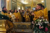 Завершилось пребывание в Москве пояса святителя Иоанна, архиепископа Шанхайского и Сан-Францисского