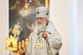 Слово Святейшего Патриарха Кирилла после Литургии в Александро-Невской лавре в Санкт-Петербурге