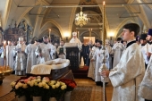 Sanctitatea Sa Patriarhul Chiril a săvârșit slujba înmormântării arhimandritului Nestor (Jileaev)
