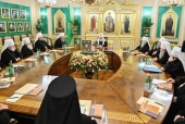 His Holiness Patriarch Kirill chairs extraordinary session of the Holy Synod