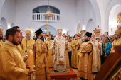 Vizita Patriarhului la Mitropolia Donului. Privegherea la Mănăstirea „Icoana Maicii Domnului de Iveria” din or. Rostov-pe-Don