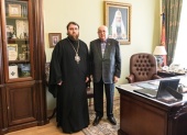 Mitropolitul de Vologda Ignatii și consilierul Patriarhului în problemele construcțiilor V.I. Resin au discutat mersul realizării Programului de zidire a bisericilor ortodoxe la Moscova