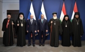 Russia’s president and Hungary’s prime minister meet with heads of Middle East Christian Churches