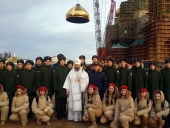 Deasupra bisericii principale a Forțelor Armate ale Rusiei a fost instalată cupola centrală
