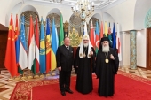 Святіший Патріарх Кирил очолив церемонію вручення премії Міжнародного фонду єдності православних народів Блаженнішому Патріархові Феофіла