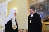 Святейший Патриарх Кирилл встретился с архиепископом Евангелическо-Лютеранской церкви Эстонии