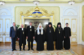 His Holiness Patriarch Kirill meets with Archbishop of Estonian Evangelical Lutheran Church