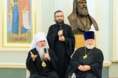 Metropolitan Tikhon of All America and Canada presides over a symposium on the life of the Orthodox Church in America