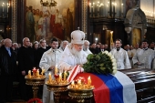 Святіший Патріарх Кирил звершив відспівування Юрія Михайловича Лужкова