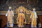 Блаженнейший митрополит Онуфрий возглавил торжества по случаю престольного праздника Никольского собора Покровского монастыря Киева