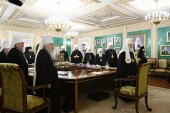 Sanctitatea Sa Partriarhul Chiril a condus ultima din anul 2019 ședință a Sfîntului Sinod al Bisericii Ortodoxe Ruse
