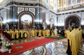 Te-Deum-ul cu prilejul noului an în Catedrala „Hristos Mîntuitorul”, or. Moscova