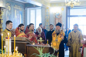 В девятую годовщину преставления митрополита Хрисанфа (Чепиля) глава Казахстанского Митрополичьего округа совершил литию по приснопамятному иерарху