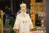 His Holiness Patriarch Kirill greets Primates of Local Orthodox Churches with the Nativity of Christ
