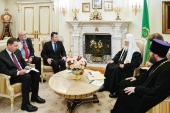Συνάντηση του Αγιωτάτου Πατριάρχη Κυρίλλου με τον Πρέσβη της Γερμανίας στη Ρωσία