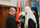 Întîlnirea Sanctității Sale Patriarhul Chiril cu președintele Guvernului Federației Ruse M.V. Mișustin