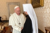 Mitropolitul de Volokolamsk Ilarion s-a întîlnit cu Papa de la Roma Francisc