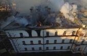 Пострадавшая от пожара Зимняя гостиница Валаамского монастыря будет отреставрирована