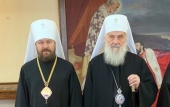 Metropolitan Hilarion meets with Patriarch Irenaeus and hierarchs of Serbian Orthodox Church