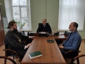 Secretarul responsabil al Comitetului Sinodal pentru colaborarea cu căzăcimea s-a întîlnit cu locțiitorii atamanului Societății căzăcești a toată Rusia