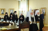 Святейший Патриарх Кирилл возглавил заседание Высшего Церковного Совета Русской Православной Церкви