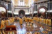 Slujirea Patriarhului în Duminica Triumfului Ortodoxiei în Catedrala „Hristos Mîntuitorul”
