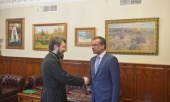 Președintele Departamentului pentru relațiile externe bisericești s-a întîlnit cu ambasadorul Republicii Singapore în Federația Rusă